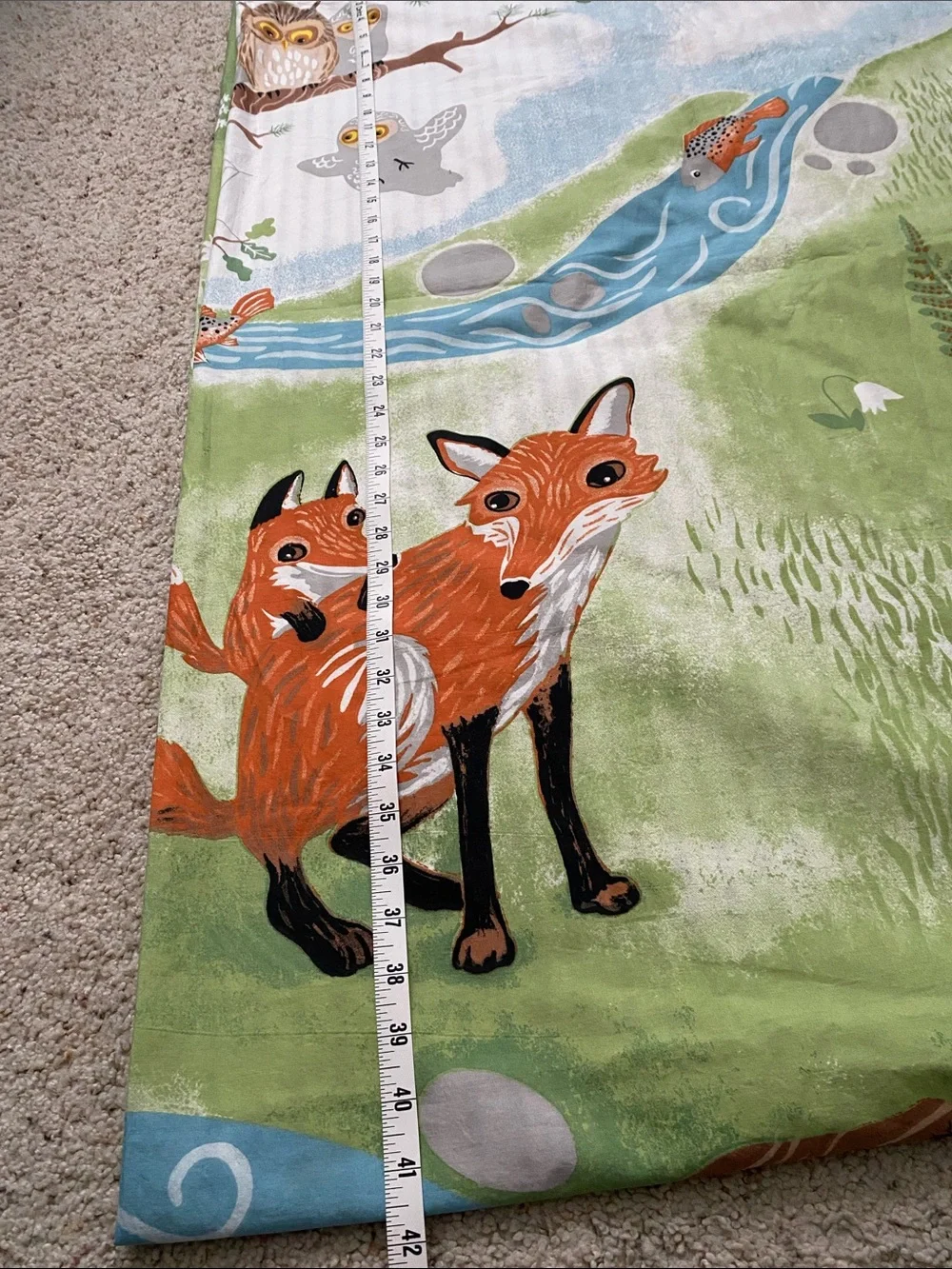 IKEA VANDRING RÄV Twin Duvet Cover.